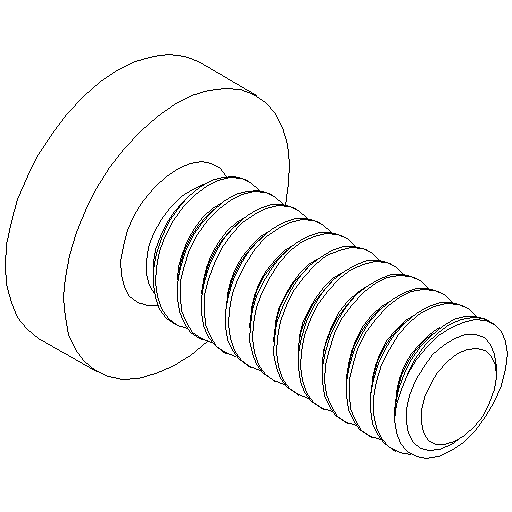 Tornillo M4x10 con ranura en cruz (SP10)