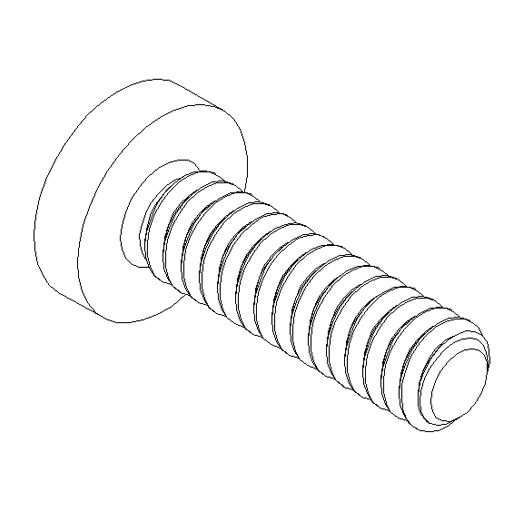 Tornillo M4x14 con ranura en cruz (SP2)