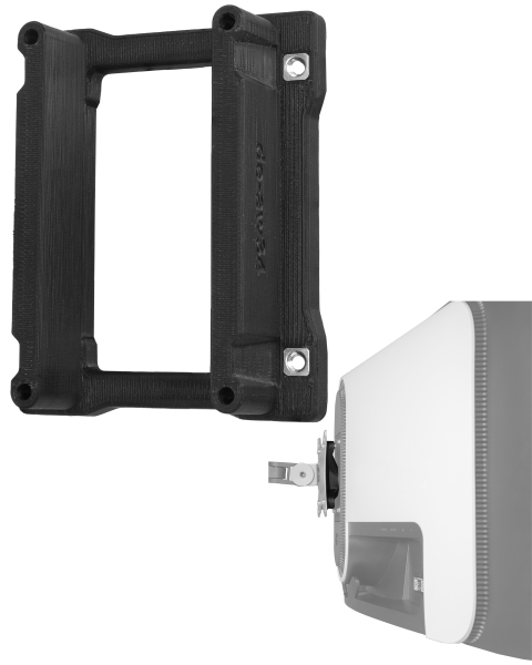 Adaptador VESA compatible con DELL Alienware Gaming Monitor (AW3423DW) - 75x75mm
