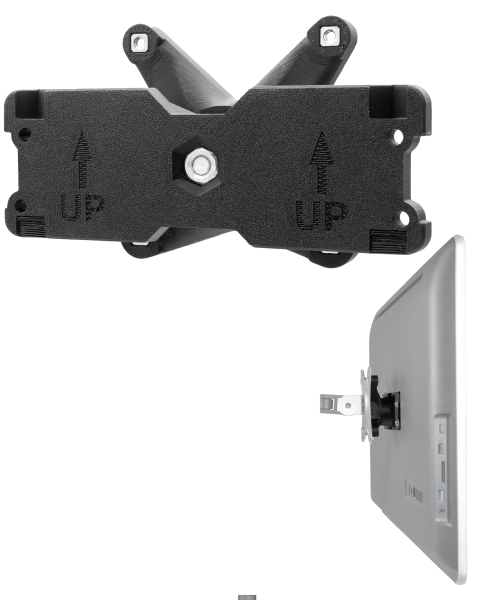 Adaptador VESA compatible con el monitor Acer Aspire (Z3-710, Z3-715) - 75x75mm
