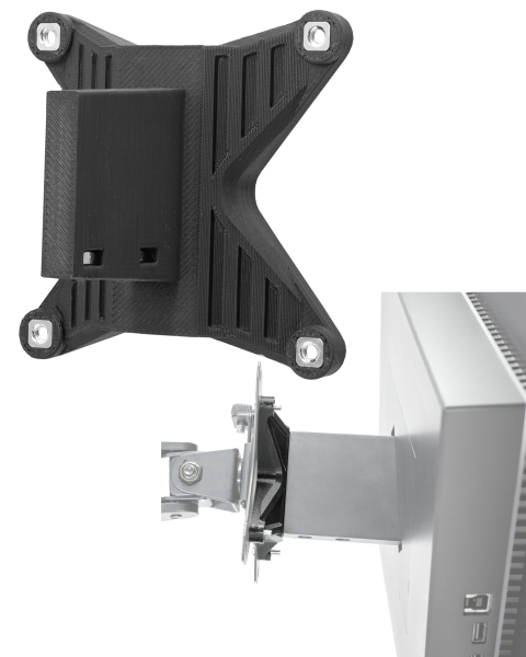 Adaptador VESA compatible con el monitor HP Omen Gaming (27c) - 75x75mm