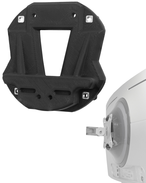 Adaptador VESA compatible con el monitor Samsung OLED G9 (S49CG954SU) - 75x75mm