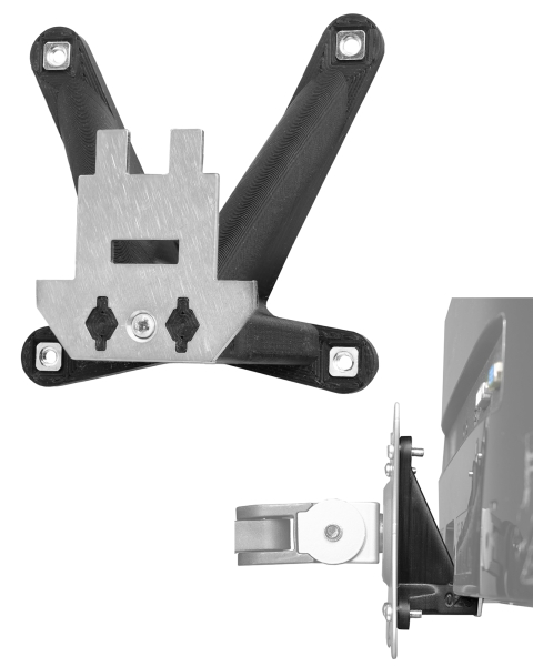 Adaptador VESA compatible con monitor Acer (G247HYL, G247HYL Cbidx) - 75x75mm
