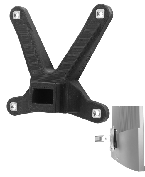 Adaptador VESA compatible con monitor Acer (QG240YH3, QG240YS3, QG270H3, QG270S3bipx) - 75x75mm