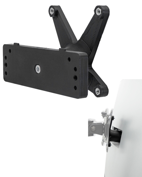 Adaptador VESA compatible con monitor BenQ (EX3203R, EX3501R, XR3501) - 75x75mm