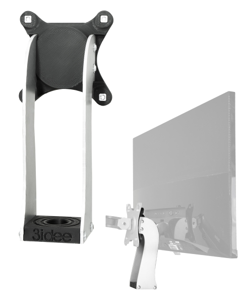 Adaptador VESA compatible con monitor Philips (276E8VJSB/00, 328E8QJAB5/89) - 75x75mm
