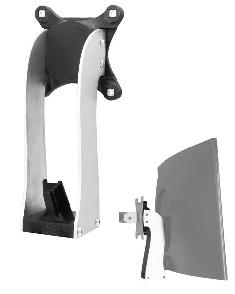 Adaptador VESA compatible con monitor Samsung (C24RG50FQU ,24CRG50, LC24RG5, LC24RG50) - 75x75 mm