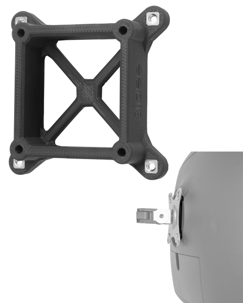 Adaptador VESA compatible con monitor Samsung (C27HG70, C27UG70, C27UG70QQ, C27UG70QQU, C32HG70 y más) - 75x75mm