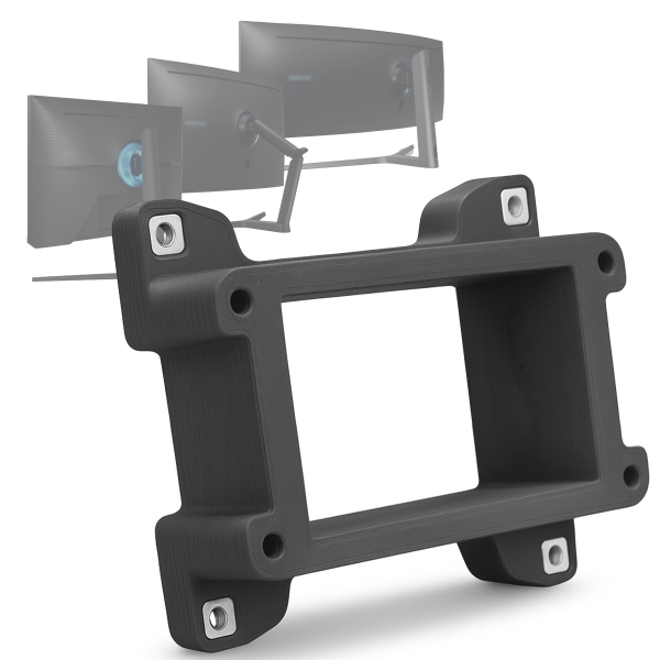Adaptador VESA compatible con monitores Samsung (Odyssey G7, G6, CRG9, CHG9, CHG90 y más) - 75 x 75 mm