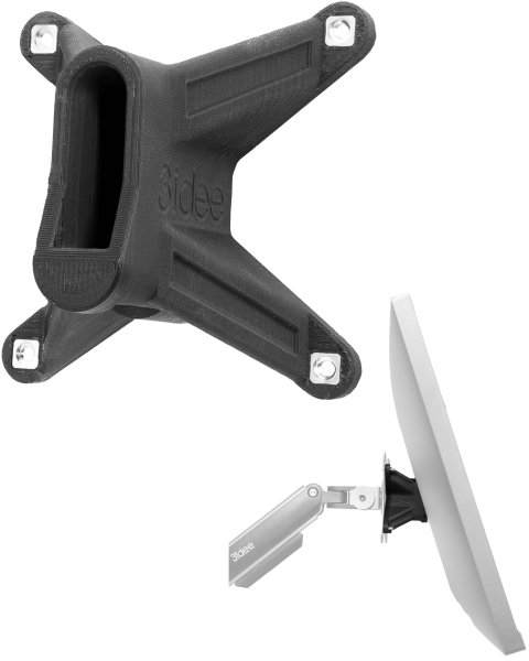 Adaptador VESA para monitor HP OMEN 27 (2023) - 75x75mm