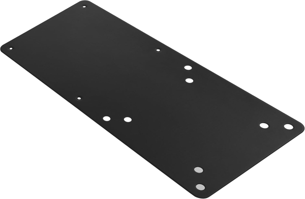 Aisens MPC01-055 Soporte VESA para Mini PC, NUC y Mac Mini (Negro) (Placa adaptadora de acero y aluminio que ahorra espacio para VESA 75x75 / 100x100 mm)
