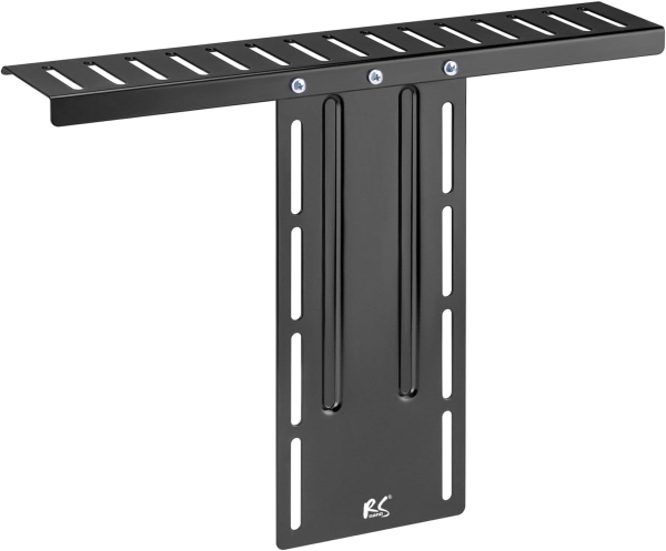 NanoRS RS464 Soporte VESA Todo en Uno para Cámara y Luz (Estante de Monitor) (Superficie VESA 100x100 (40 x 8,6 cm) para cámara web, anillo de luz y micrófono – Carga hasta 3 kg)