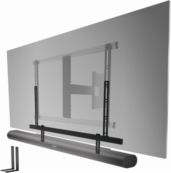 Vogel’s Soporte de Barra de Sonido Premium para Sonos Arc (Ultra), Beam y Playbar (Fijación universal en TV para sonido sincronizado – También compatible con Bose, Samsung y LG hasta 6,5 kg)