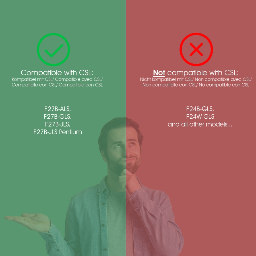 Adaptador VESA compatible con CSL All in One PC (F27B-ALS, F27B-GLS, F27B-JLS, F27B-JLS Pentium)