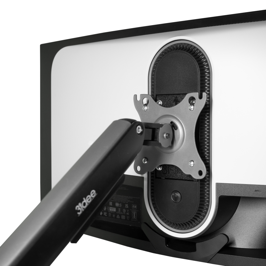Adaptador VESA compatible con DELL Alienware Gaming Monitor (AW3423DW) - 75x75mm