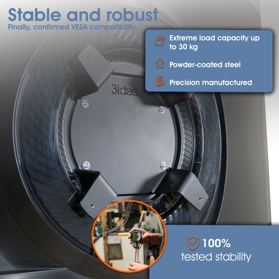 Adaptador VESA compatible con el monitor Samsung Odyssey Ark Gaming (Odyssey ARK 55" / ARK55" Gen2)