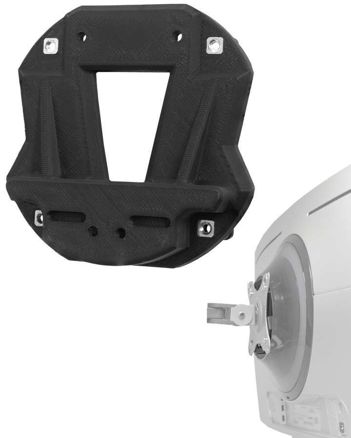 Adaptador VESA compatible con el monitor Samsung OLED G9 (S49CG954SU) - 75x75mm