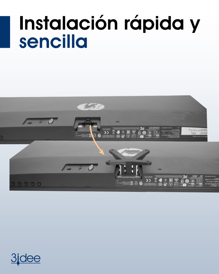 Adaptador VESA compatible con monitor HP (22m, 24m, 27m)