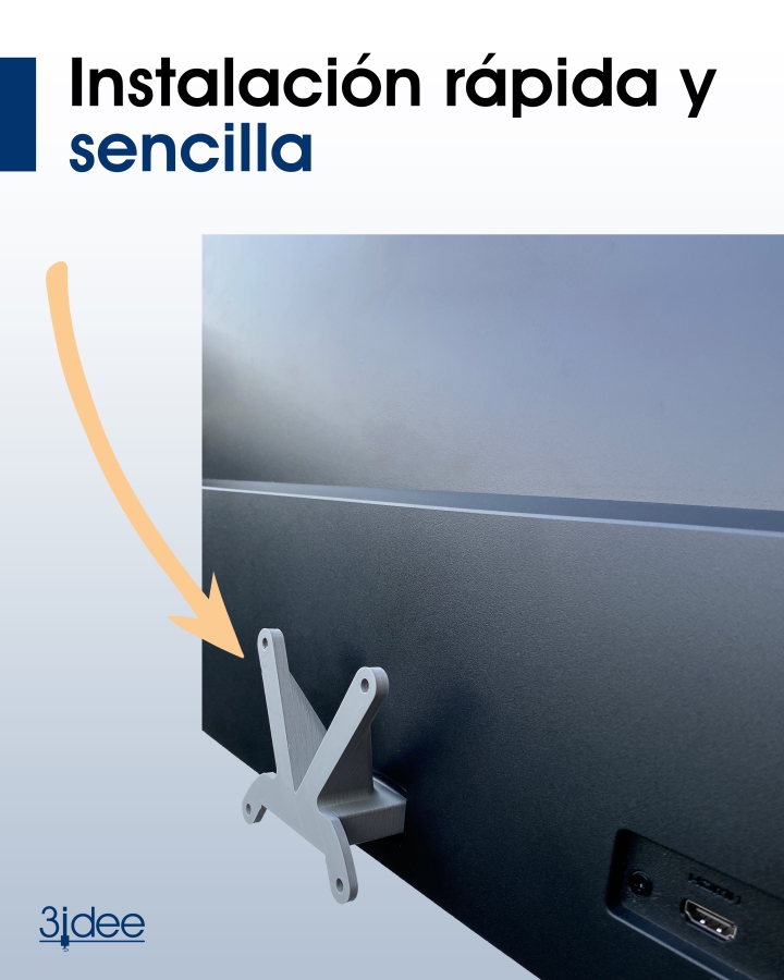 Adaptador VESA compatible con monitor HP (32f)