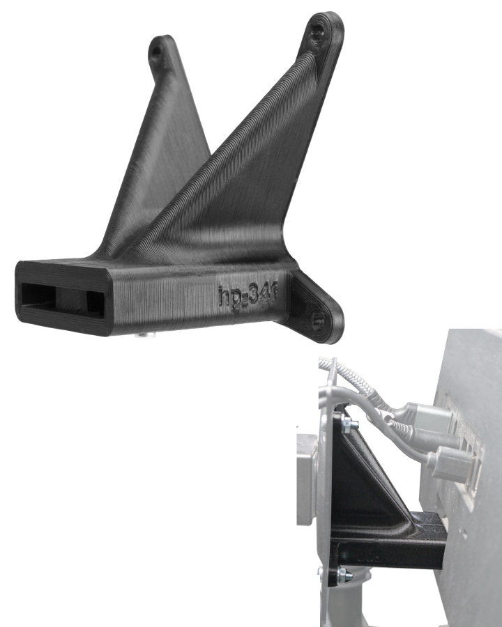 Adaptador VESA compatible con monitor HP (34f curvo) - 75x75mm