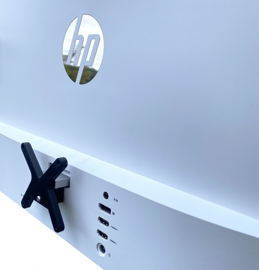 Adaptador VESA compatible con monitor HP (Pavilion 27q) - 75x75mm