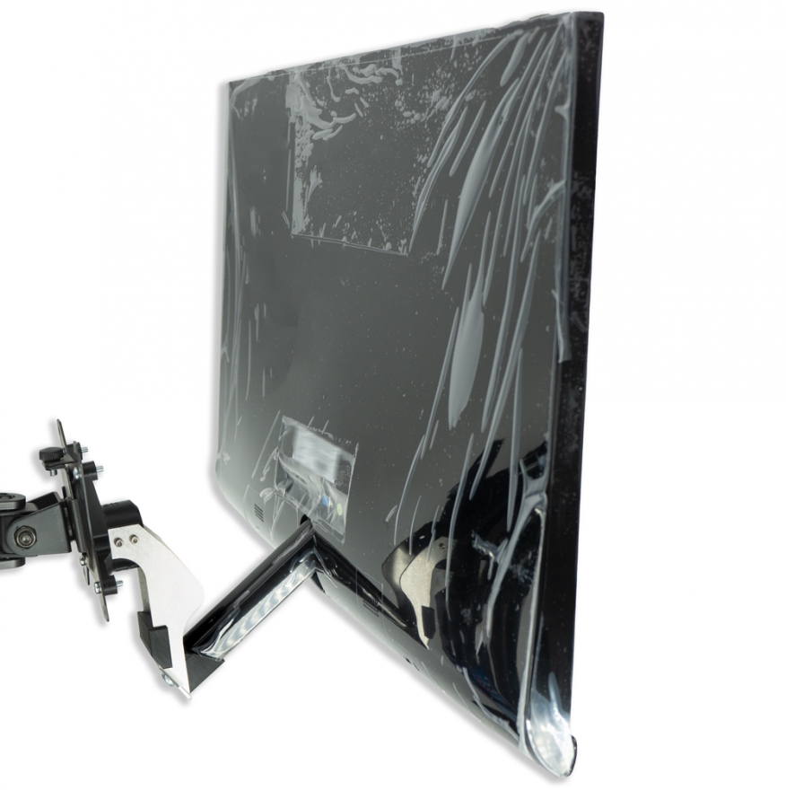 Adaptador VESA compatible con monitor Viewsonic (VX2458) + Medion (AKOYA P52709) - 75x75mm