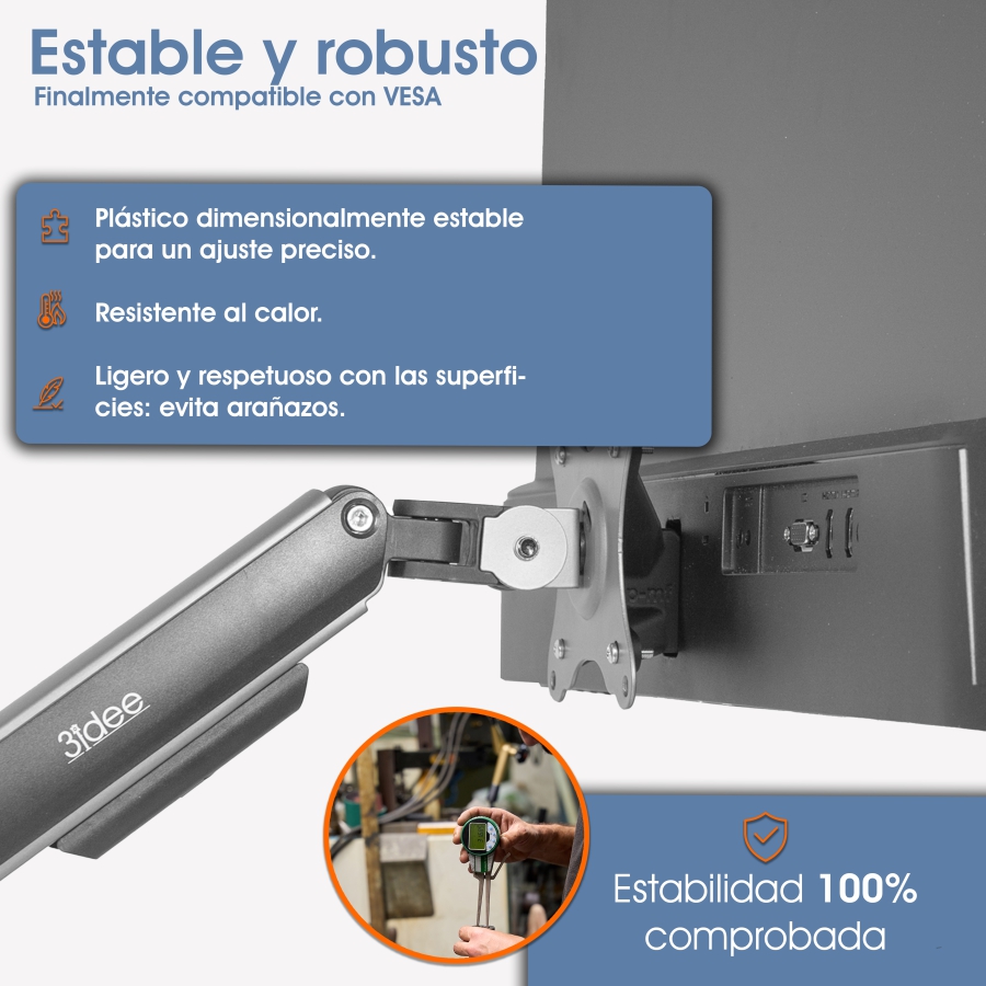 Adaptador VESA compatible con monitores HP (M22f, M24f, M24fd, M24fw, M27f, M27fe, M27fd, M27fq, M27fw, M32f, M32fw, 524sa, 524sf, 524sw, 527, 527sa, 527sf, 527sw, 532, 532 sf)