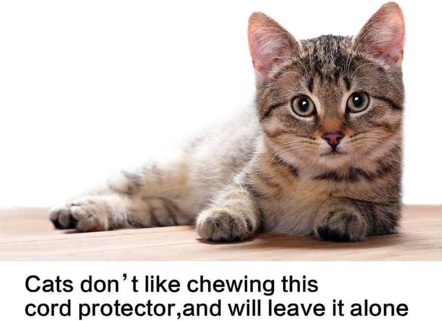 Alex Tech Funda para Cables Autocierre 13mm x 3,1m (Funda Trenzada) (Protector de cables recortable para TV, PC y Coche – Resistente al calor y a prueba de mordeduras de gato.)