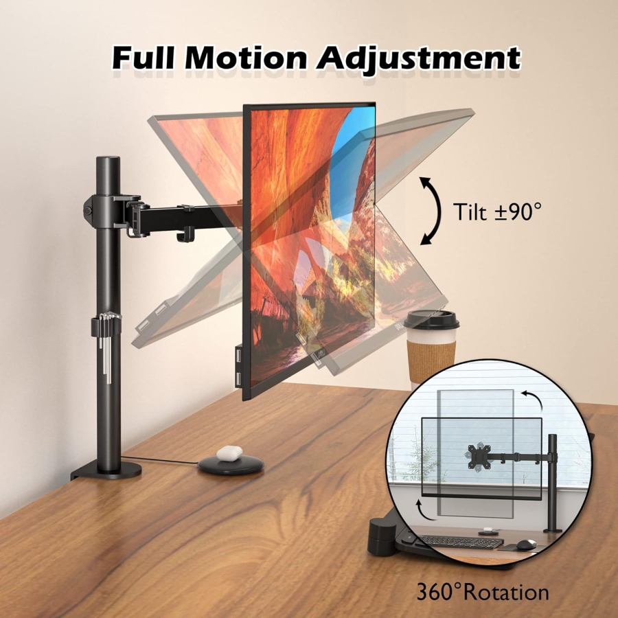 BONTEC Brazo para monitor 13–32" | hasta 10 kg