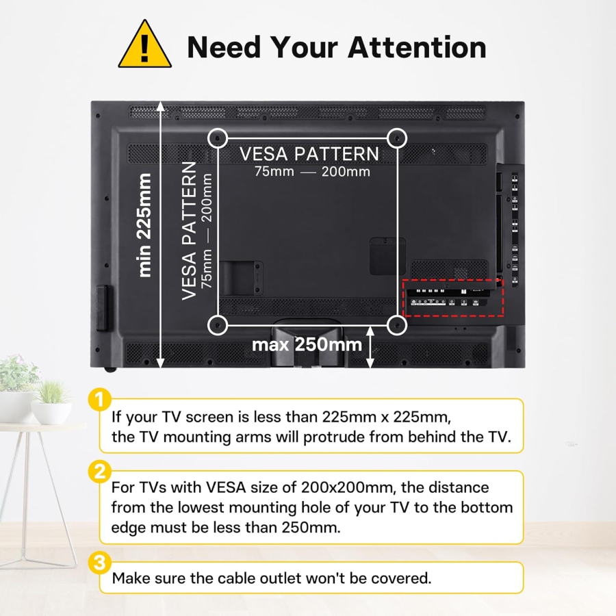 BONTEC Soporte de TV y Monitor para 17–43 Pulgadas (Giratorio y Ajustable en Altura) (Soporte de mesa robusto con base de vidrio para dispositivos de hasta 45 kg – VESA máx. 200x200 mm)