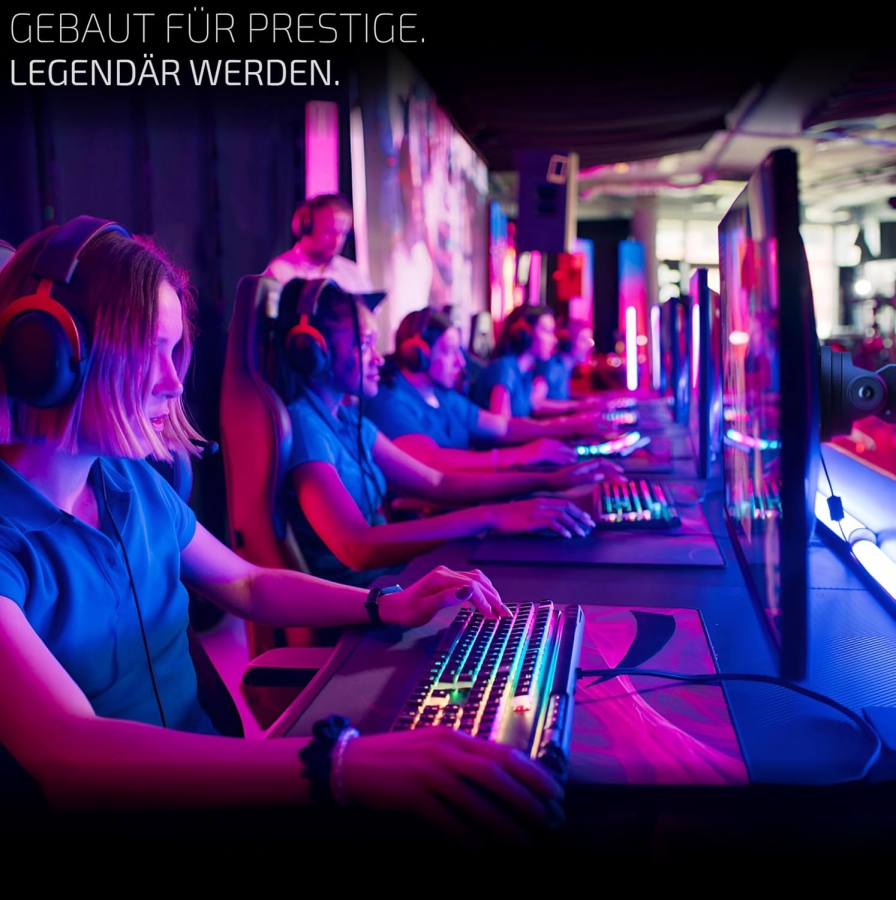 Brazo de monitor RGB Invision Vortex VR200 27–57" | hasta 18 kg (La Actualización Definitiva para Su Battle-Station: Brazo Heavy Duty de hasta 18 kg con Iluminación RGB Inmersiva)