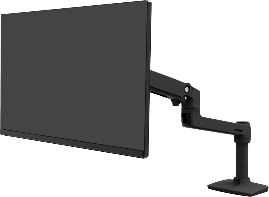 Ergotron LX Soporte de Escritorio para Monitor (Negro) para Pantallas de hasta 34 Pulgadas (Brazo para Monitor Premium con Tecnología Patentada Constant Force para un Posicionamiento sin Esfuerzo de hasta 11,3 kg.)