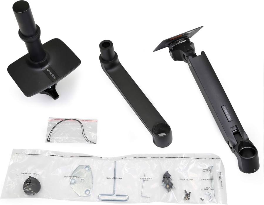 Ergotron LX Soporte de Escritorio para Monitor (Negro) para Pantallas de hasta 34 Pulgadas (Brazo para Monitor Premium con Tecnología Patentada Constant Force para un Posicionamiento sin Esfuerzo de hasta 11,3 kg.)