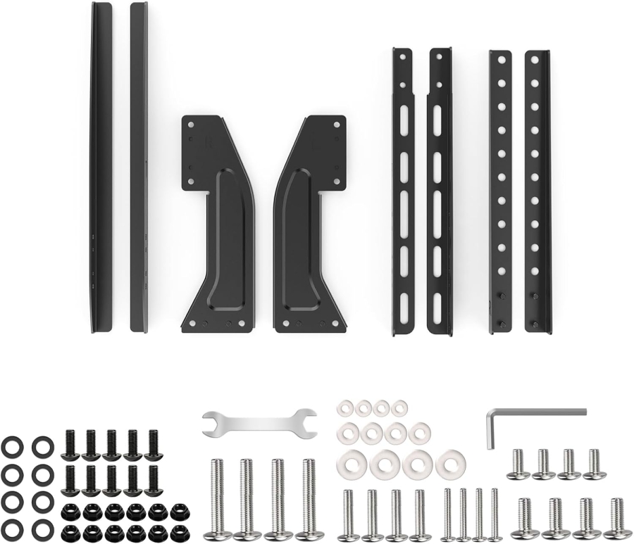 GRIFEMA Pies de Soporte Universal para TV de 22–80 Pulgadas (Ajustables en Altura) (Soporte de repuesto estable con capacidad de carga de hasta 50 kg – VESA máx. 800x400 mm)