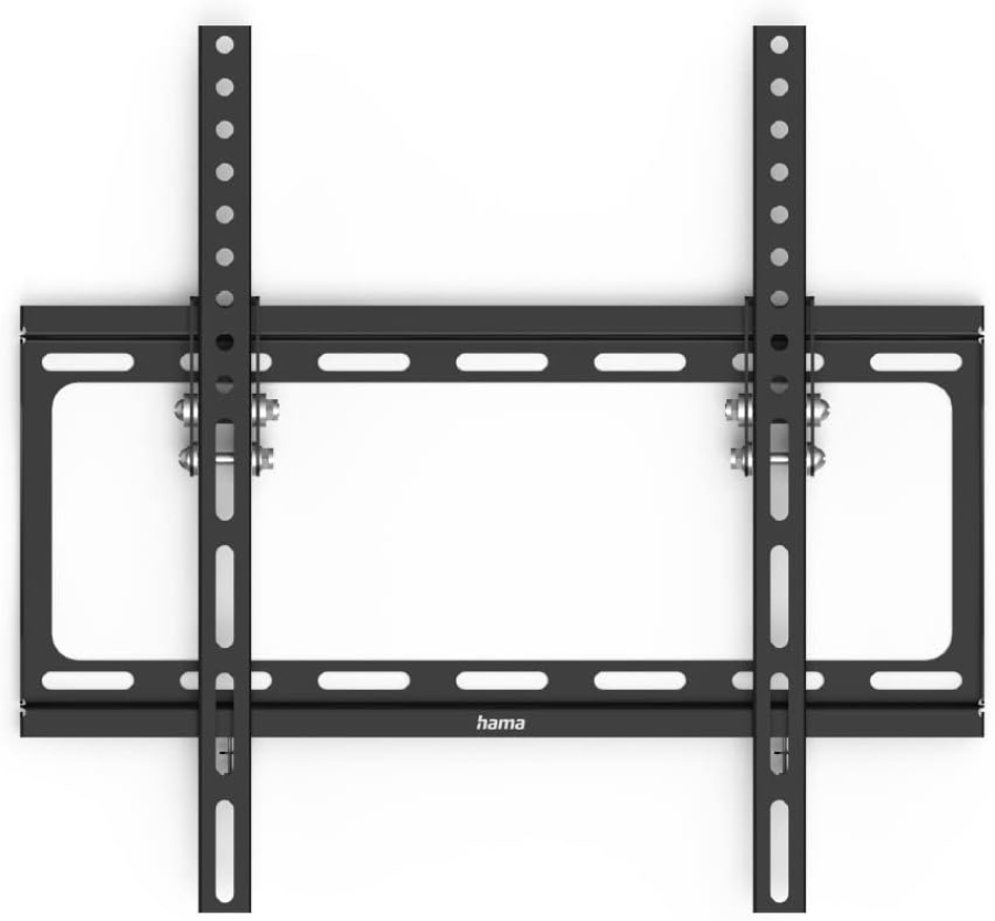Hama Soporte de Pared TV Inclinable para Televisores de 32-75 Pulgadas (VESA 400x400) (Soporte TV ultraplano (2,4 cm distancia a la pared) – Inclinable de forma continua 10°, carga hasta 35 kg.)
