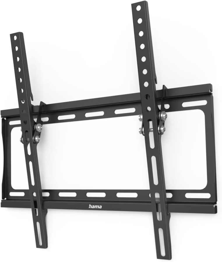 Hama Soporte de Pared TV Inclinable para Televisores de 32-75 Pulgadas (VESA 400x400) (Soporte TV ultraplano (2,4 cm distancia a la pared) – Inclinable de forma continua 10°, carga hasta 35 kg.)