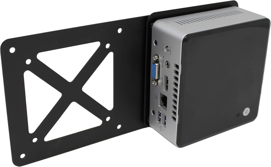 HumanCentric Placa de Extensión VESA para Mini PC Intel NUC (Montaje en Brazo de Monitor) (Placa adaptadora para fijar el NUC detrás del monitor – VESA 75x75 y 100x100 mm.)