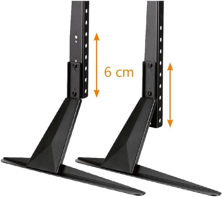 My Wall HP49L Soporte Universal para TV de 23–75 Pulgadas (Pies de repuesto ajustables en altura con almohadillas protectoras de EVA – Carga hasta 40 kg y 20 años de garantía.)