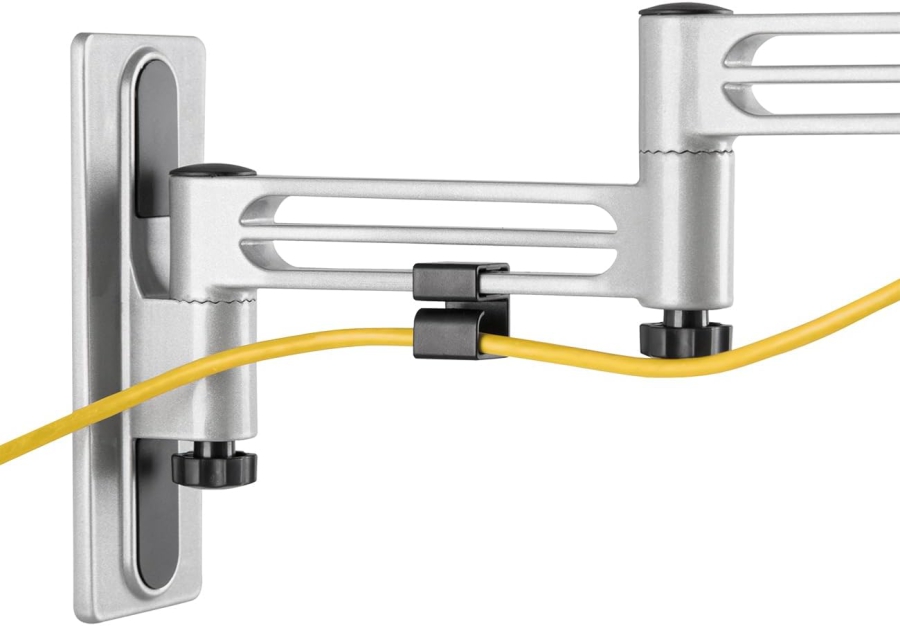 My Wall Soporte de Pared para TV para Autocaravanas y Caravanas (HC1-3L) – Bloqueable y Antivibraciones (Ver la TV seguro en el viaje: Giratorio, Inclinable y Bloqueable – Para pantallas hasta 15 kg – 20 años de garantía.)