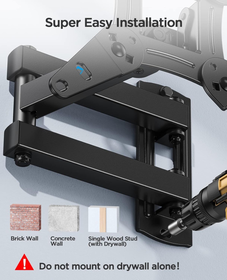 One for All Soporte de Pared TV Plano para Televisores de 32-90 Pulgadas (WM4611) (Soporte extremadamente robusto de la serie Solid (hasta 100 kg) – Solo 25 mm de distancia a la pared – VESA hasta 600x400.)