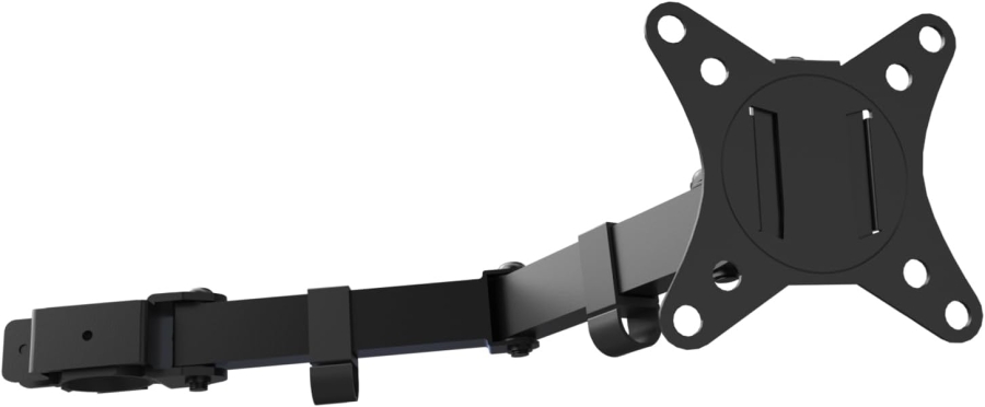 PUTORSEN Brazo de Monitor Individual para Ampliación (para Mástiles de 3,5 cm) – Sin Soporte (Brazo adicional para soportes de monitor existentes – VESA 75/100, carga hasta 9 kg y totalmente móvil.)