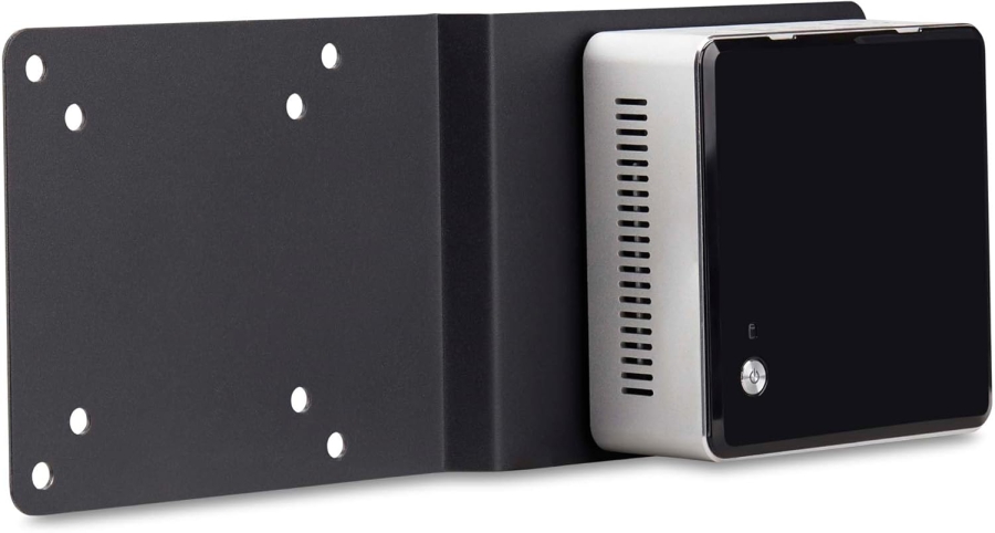 StarTech.com Placa Adaptadora VESA para Mini PC, NUC y Estaciones de Acoplamiento (Montaje ahorrador de espacio en la parte trasera del monitor (VESA 75x75/100x100) – Incluye kit de montaje.)