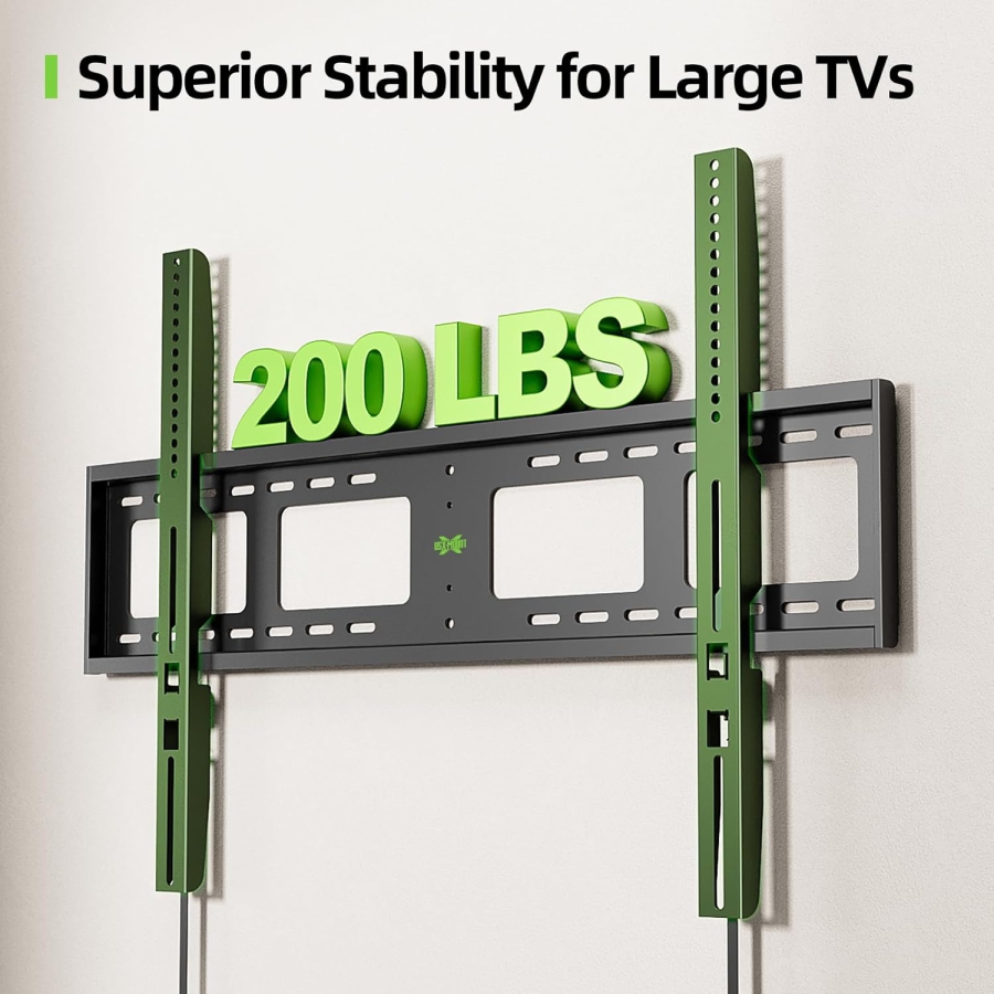 USX MOUNT Soporte de pared  para pantallas de 45-100", hasta 91 kg, carga extremadamente pesada