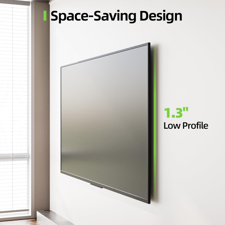 USX MOUNT Soporte de pared  para pantallas de 45-100", hasta 91 kg, carga extremadamente pesada