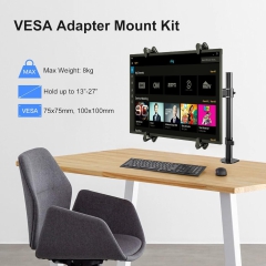 Adaptador Suptek NO VESA del kit de soporte para brazo de monitor para pantallas de 13 a 27 pulgadas, apto para 75 × 75 mm y 100 × 100 mm WK002