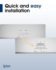 Adaptador VESA compatible con la serie de monitores inteligentes Samsung M8 (LS32BM801, LS32BM80G, LS32BM80P) - 75x75mm