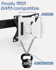 Adaptador VESA compatible con monitor Samsung Odyssey (G9, Neo G9, G8, Neo G8, CRG9, CHG9, CHG90 y más) - 100x100mm