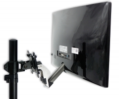 Adaptador VESA compatible con monitor Viewsonic (VX2458) + Medion (AKOYA P52709) - 75x75mm