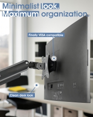 Adaptador VESA para HP Serie 5 PRO (524pf, 527pf, 527pq, 524pu, 527pu, etc.) y Serie E G5 (E24q, E27q, E32k, etc.) - 75x75 mm