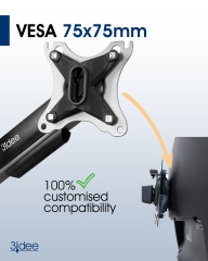 Adaptador VESA para monitor MSI Optix (G24C, G241VC, MAG341CQ y más) - 75x75mm
